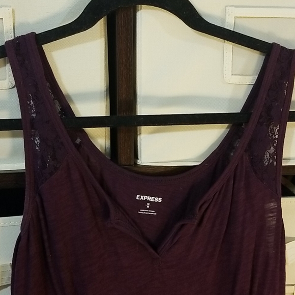 Express Purple Tank Top - Picture 2 of 8